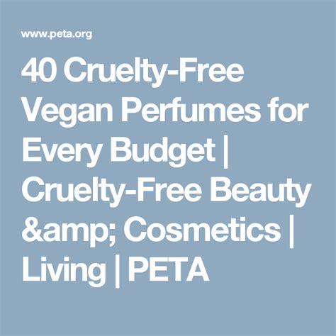 peta cruelty free perfume list.